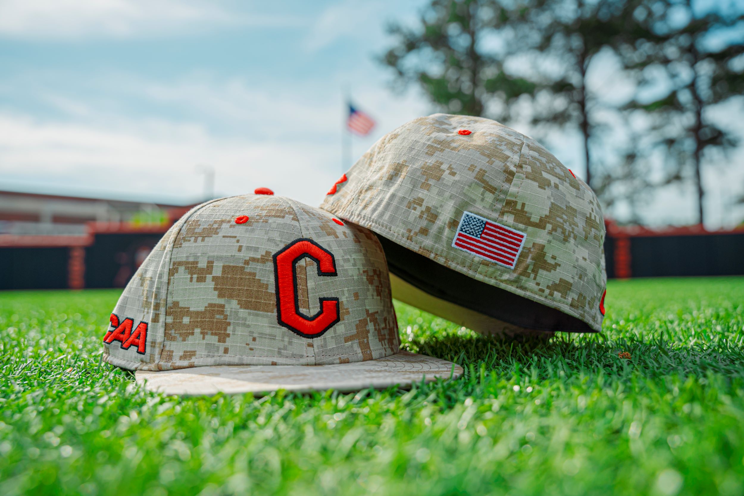 Campbell Baseball CU Camo Hats Military Appreciation Fundraiser