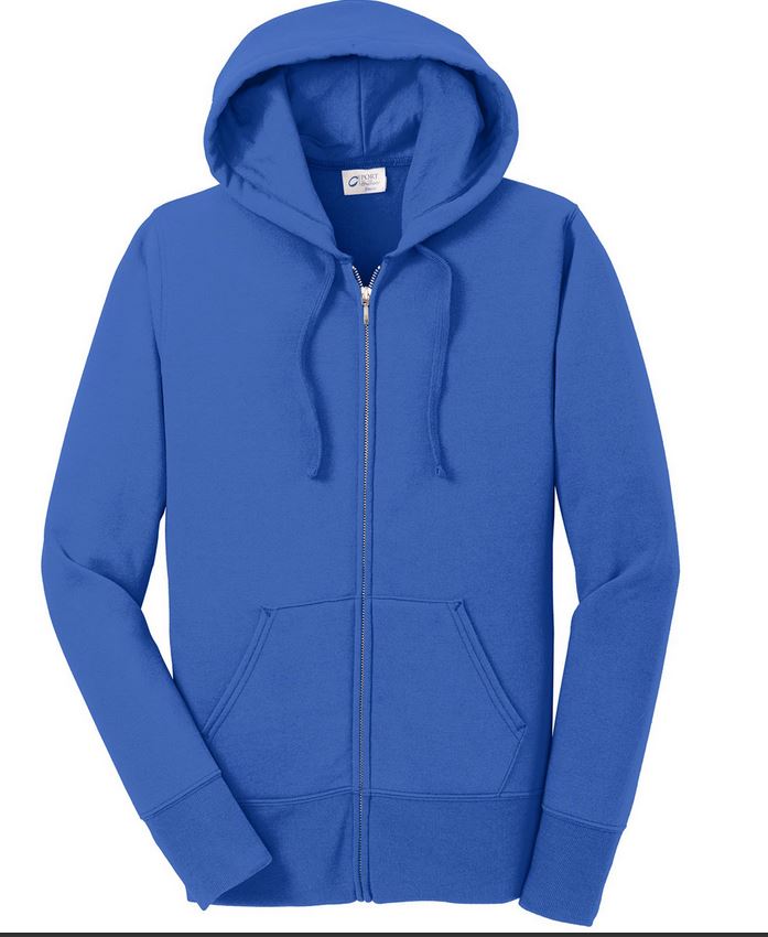 Port & Company Fitted Core Fleece Full-Zip, Royal