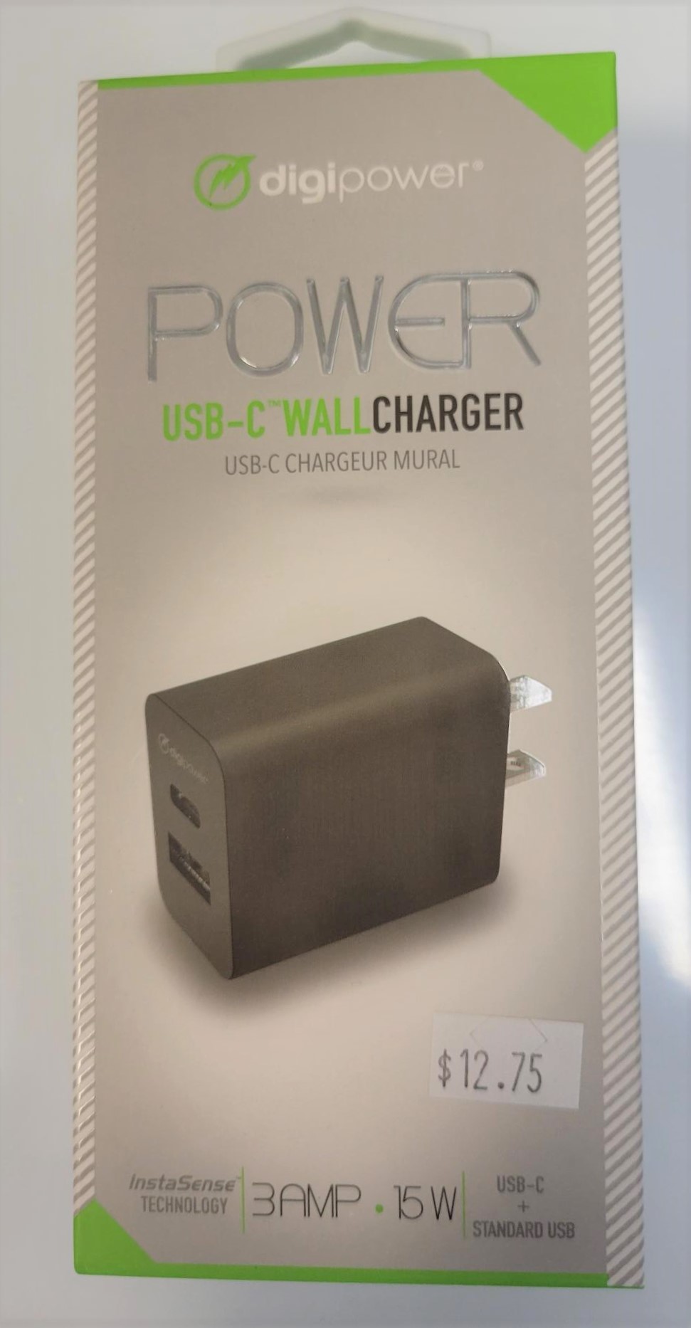 Digipower  USB-C Dual Port Wall Charger w/ Instasense