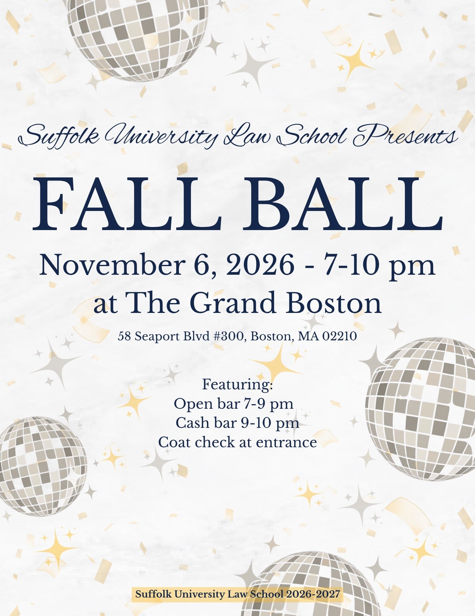 2026 Fall Ball Student Ticket