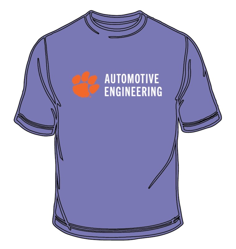 Comfort Colors AUTOMOTIVE ENGINEERING T-shirt, violet