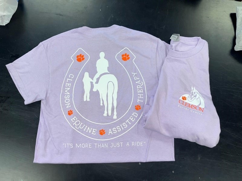 Clemson Equine Assisted Therapy- Orchid Short Sleeve