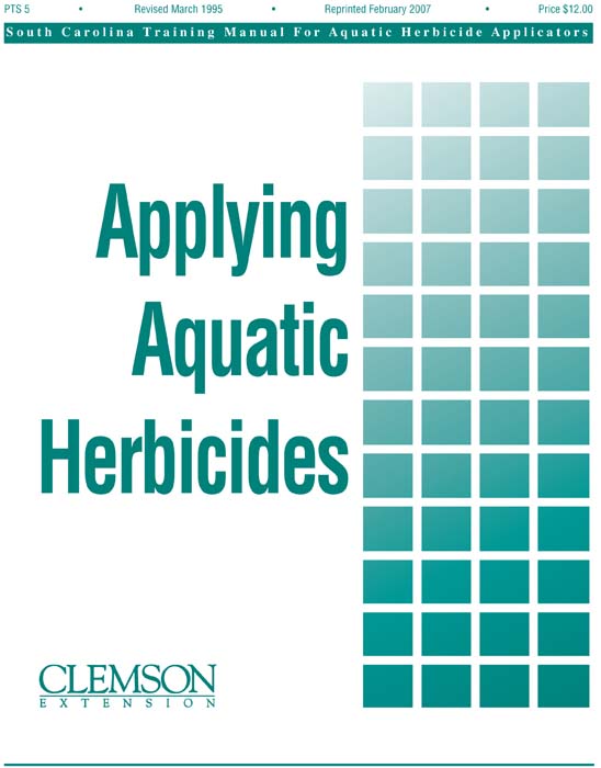 PTS 5 Applying Aquatic Herbicides - Rev. 03/1995
