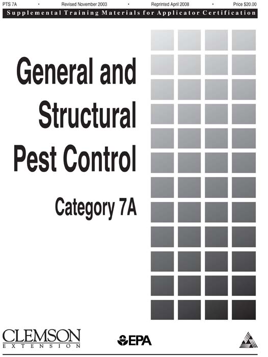 PTS 7A General and Structural Pest Control - Rev. 11/2003