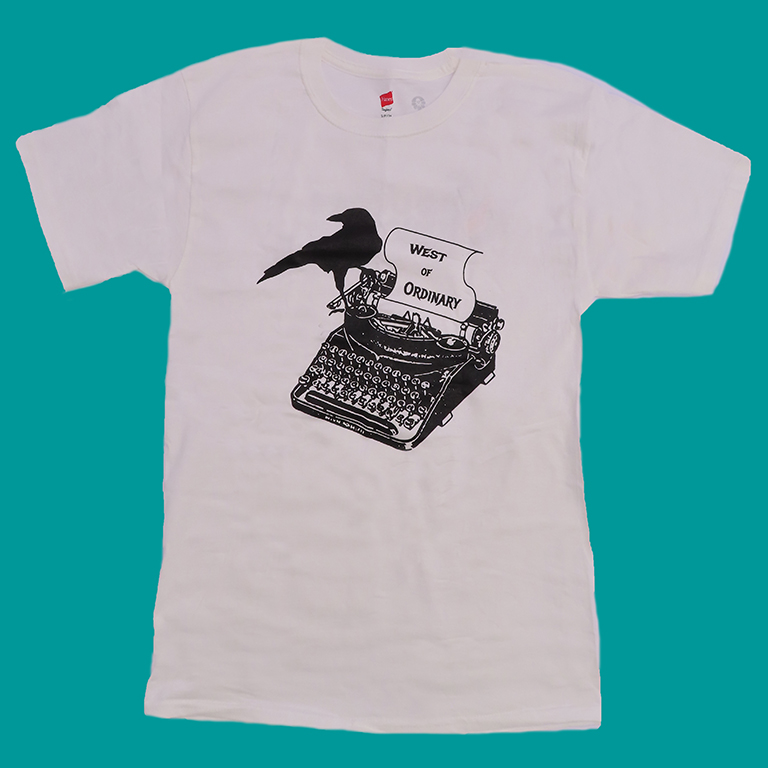 2020 White Typewriter T-Shirt
