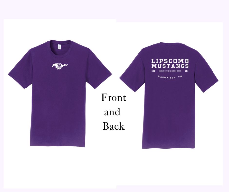 C - Spirit T-Shirt - Purple - Youth & Adult