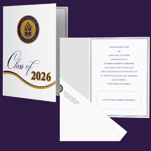 2026 Graduation Announcements - 25 announcements, envelopes & Name Card