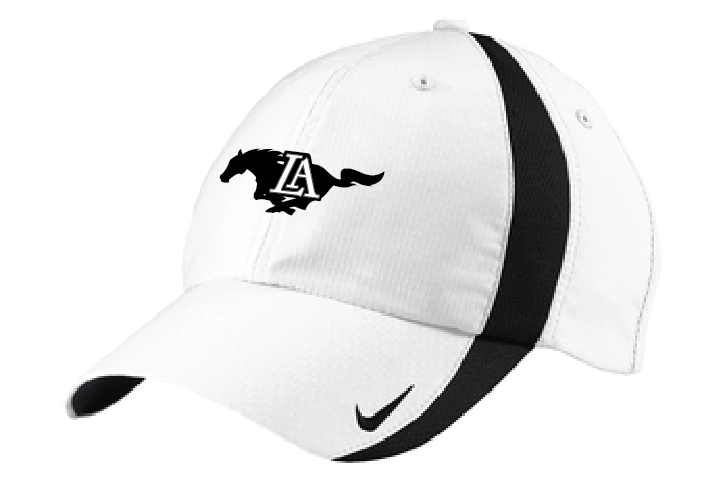 Hat - Nike White- Mustang