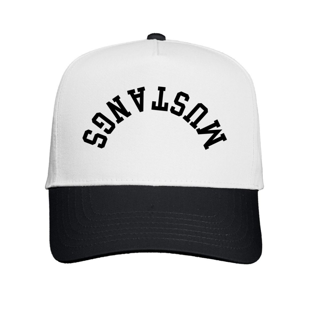 Hat - Black and White with Snapback