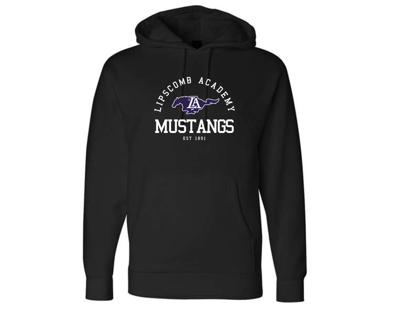 C - Black Arch Hoodie