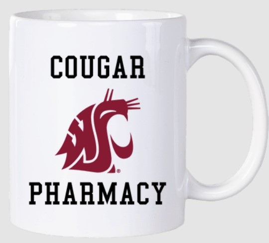 (3497) White-Cougar-Pharm-Mug