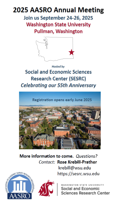2025 Association of Academic Survey Research Organizations Meeting