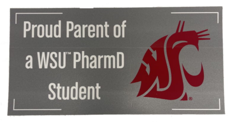 (2612) 7.5 in. x 3.75 in. Rectangular Bumper Sticker