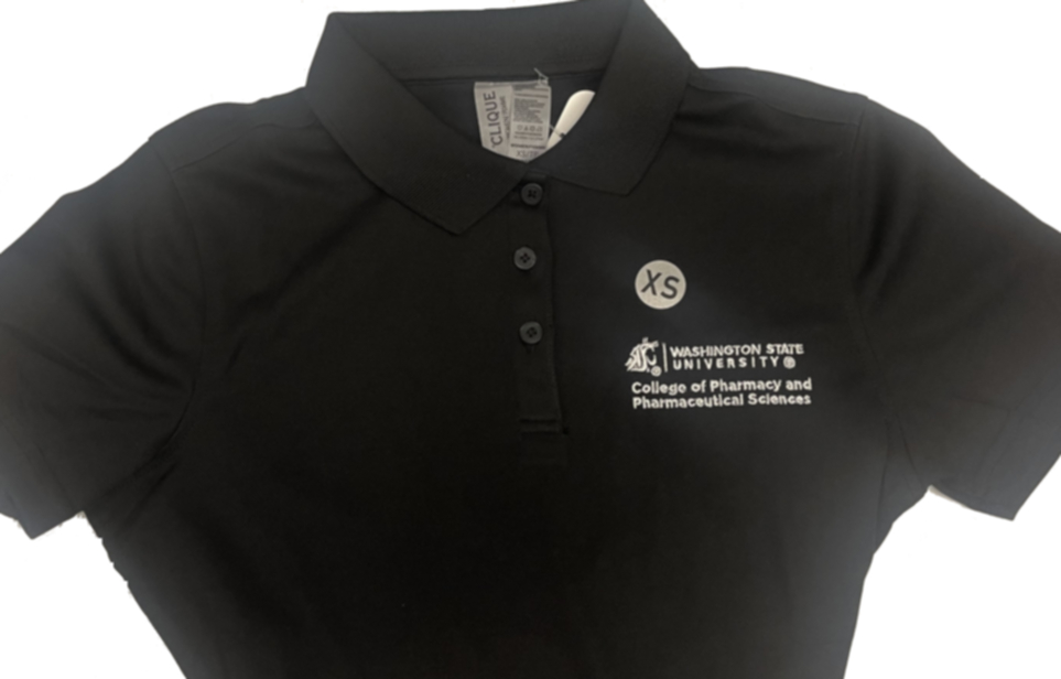 (2523) Short Sleeve Polo Embroidered WSUCPPS Logo - XL