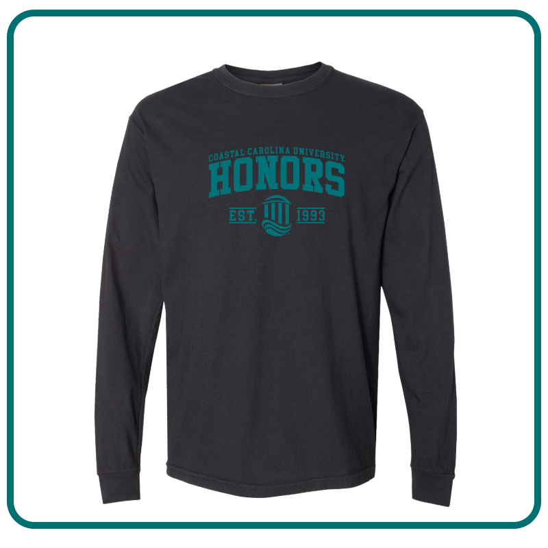 Honors Logo T-Shirt Long Sleeve Black- PRE ORDER