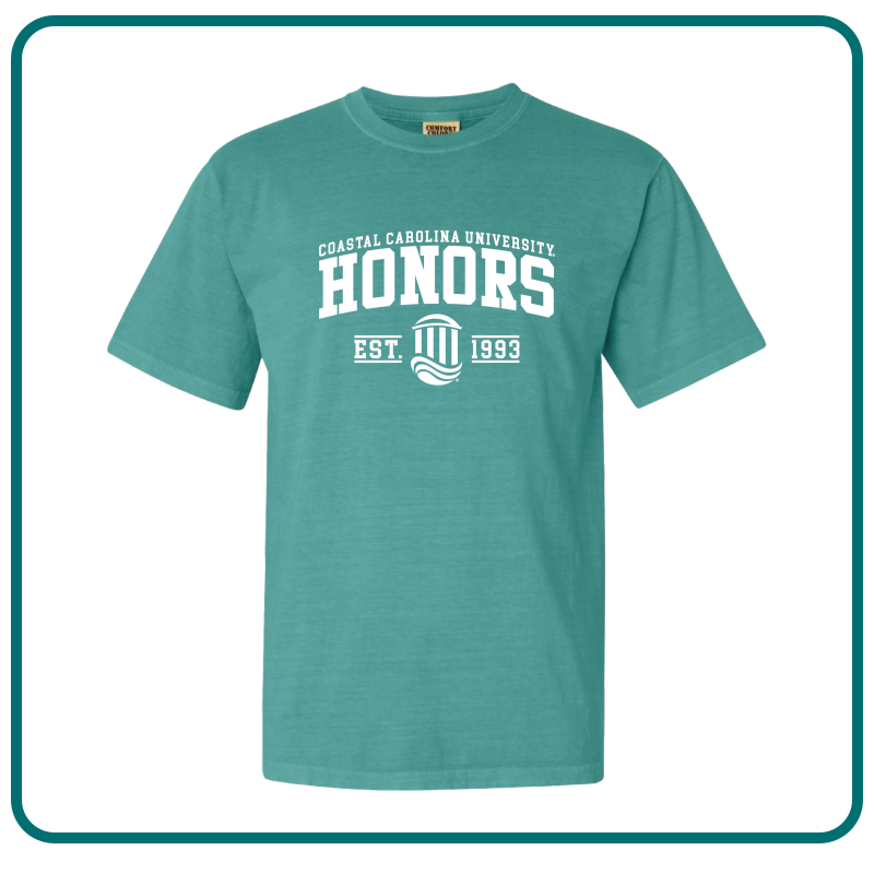 Honors Logo T-Shirt Short Sleeve Teal