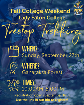 Treetop Trekking - Fall College Weekend