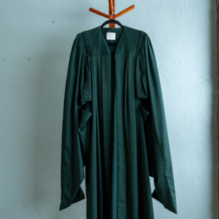 Master's Gown and Hood - PICK UP MARCH 19, 2026