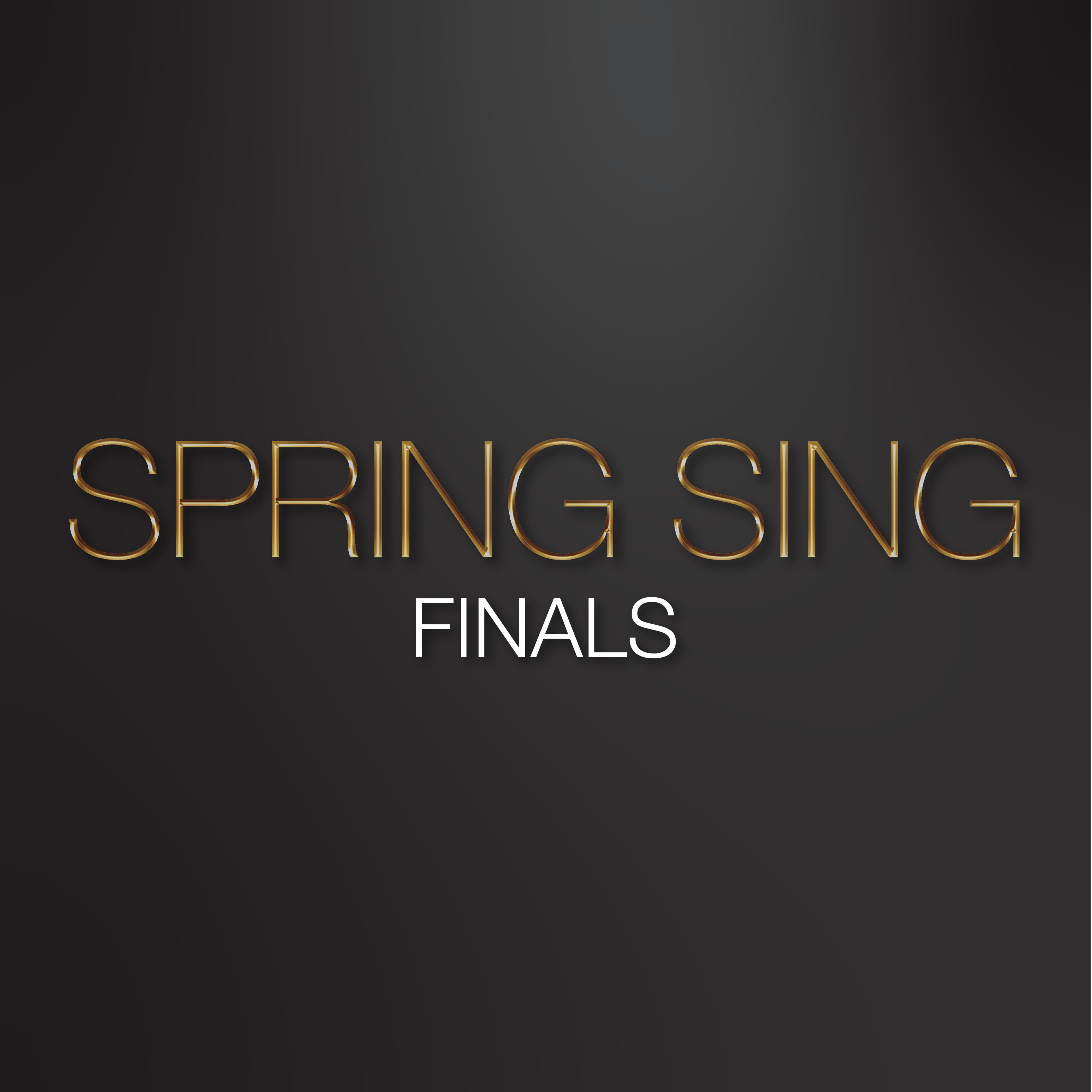 Spring Sing Finals