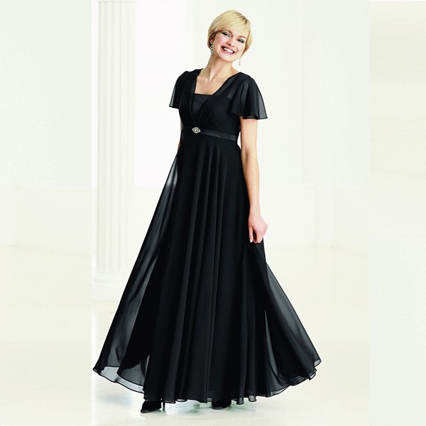 long black choir dress