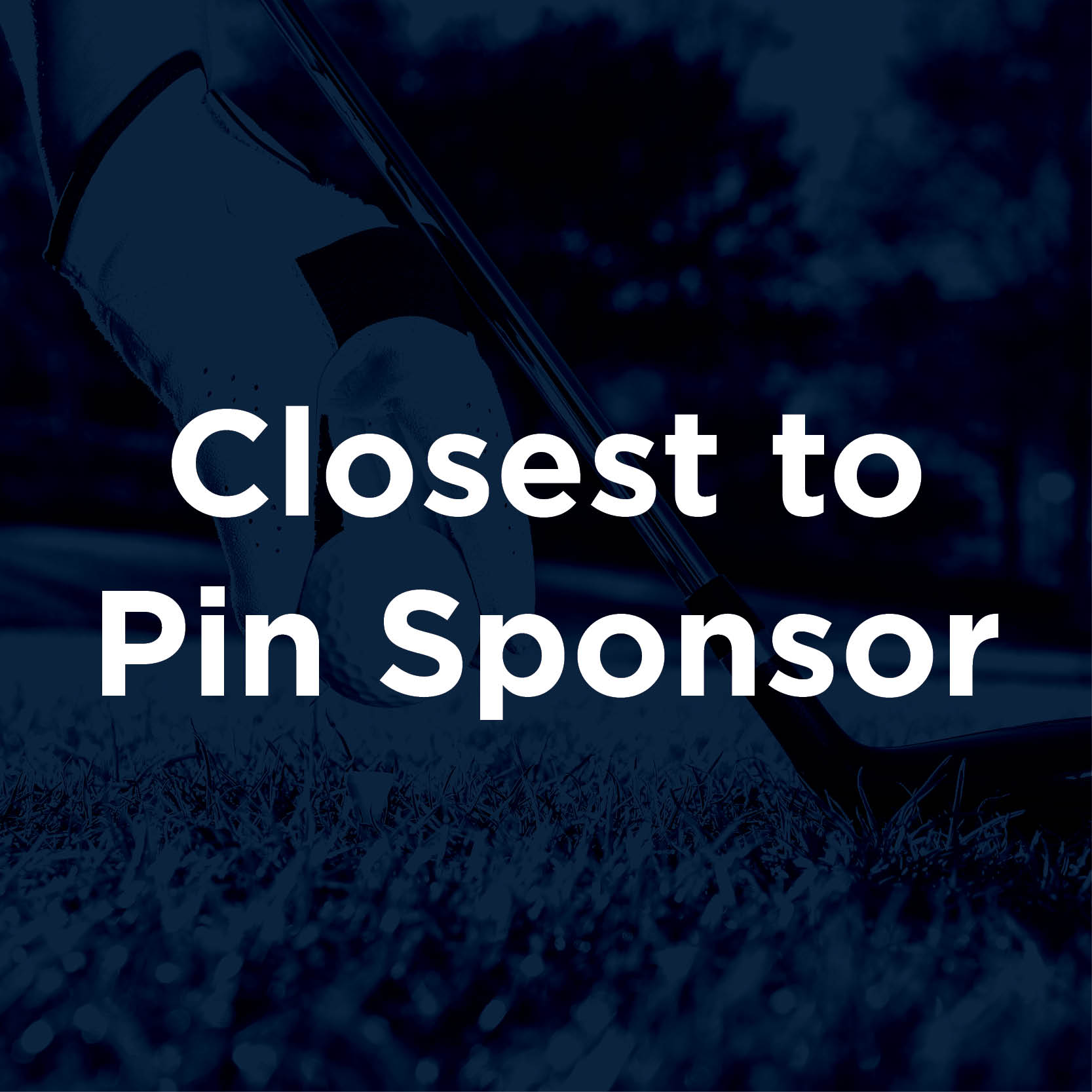 Blue and White Golf Outing Closest to the Pin Sponsor