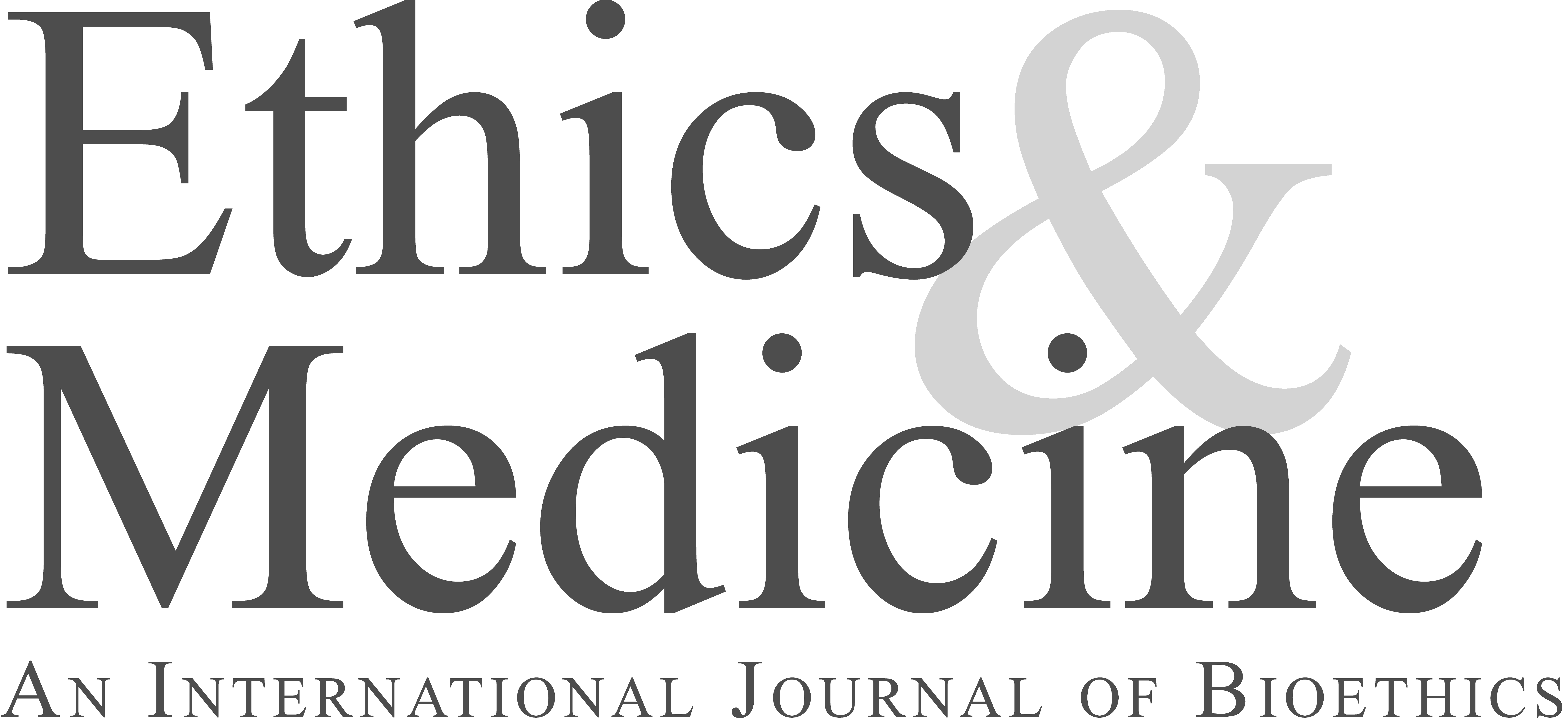 Bioethics Journal Subscription