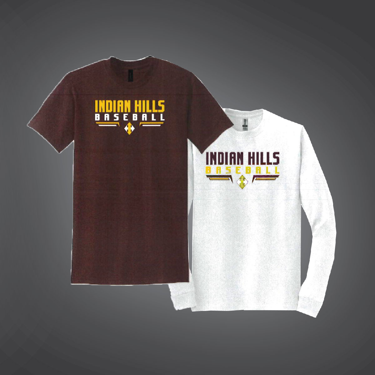 Indian Hills Baseball Tee + Long-Sleeved Tee