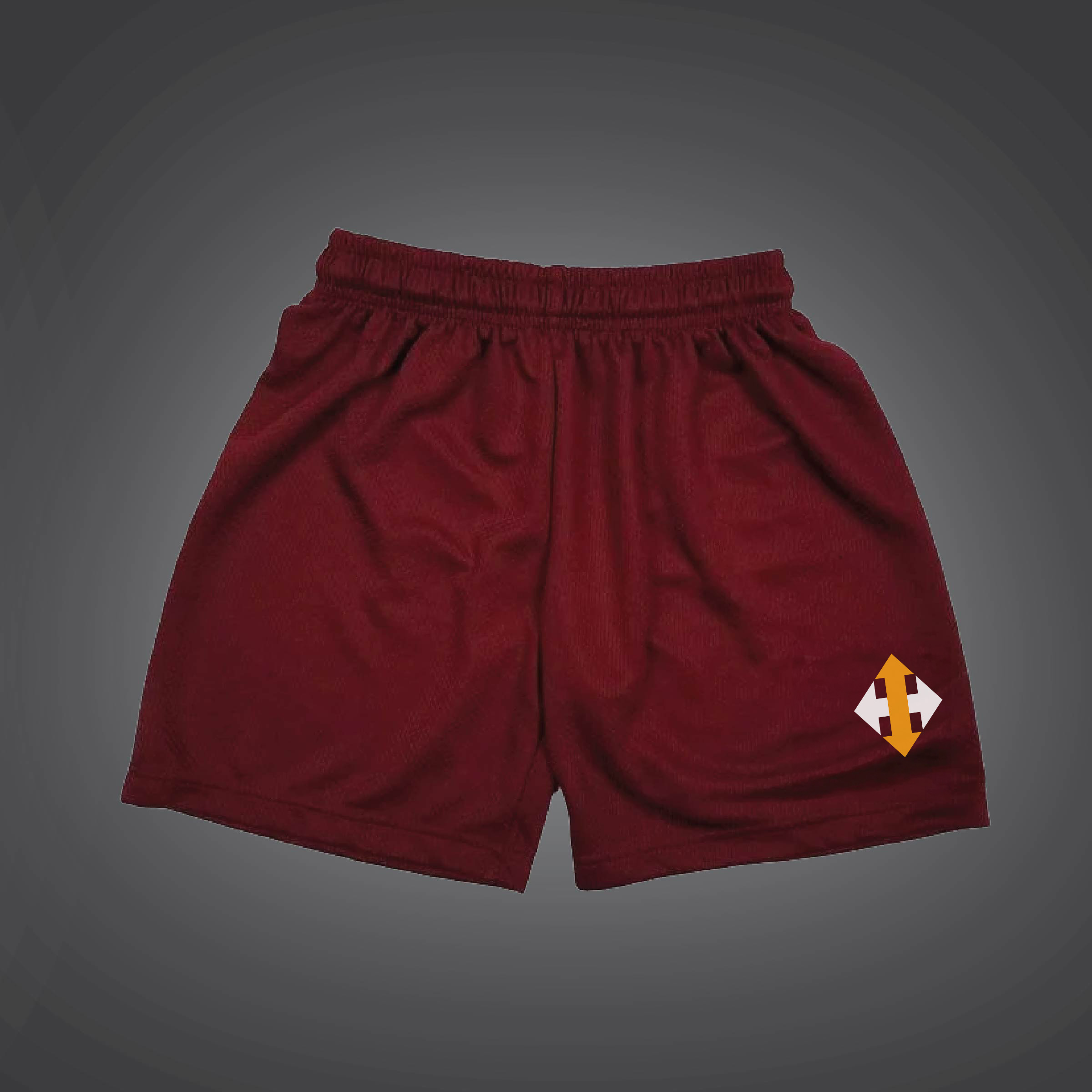 Athletic Shorts With Warrior Baseball Arrows