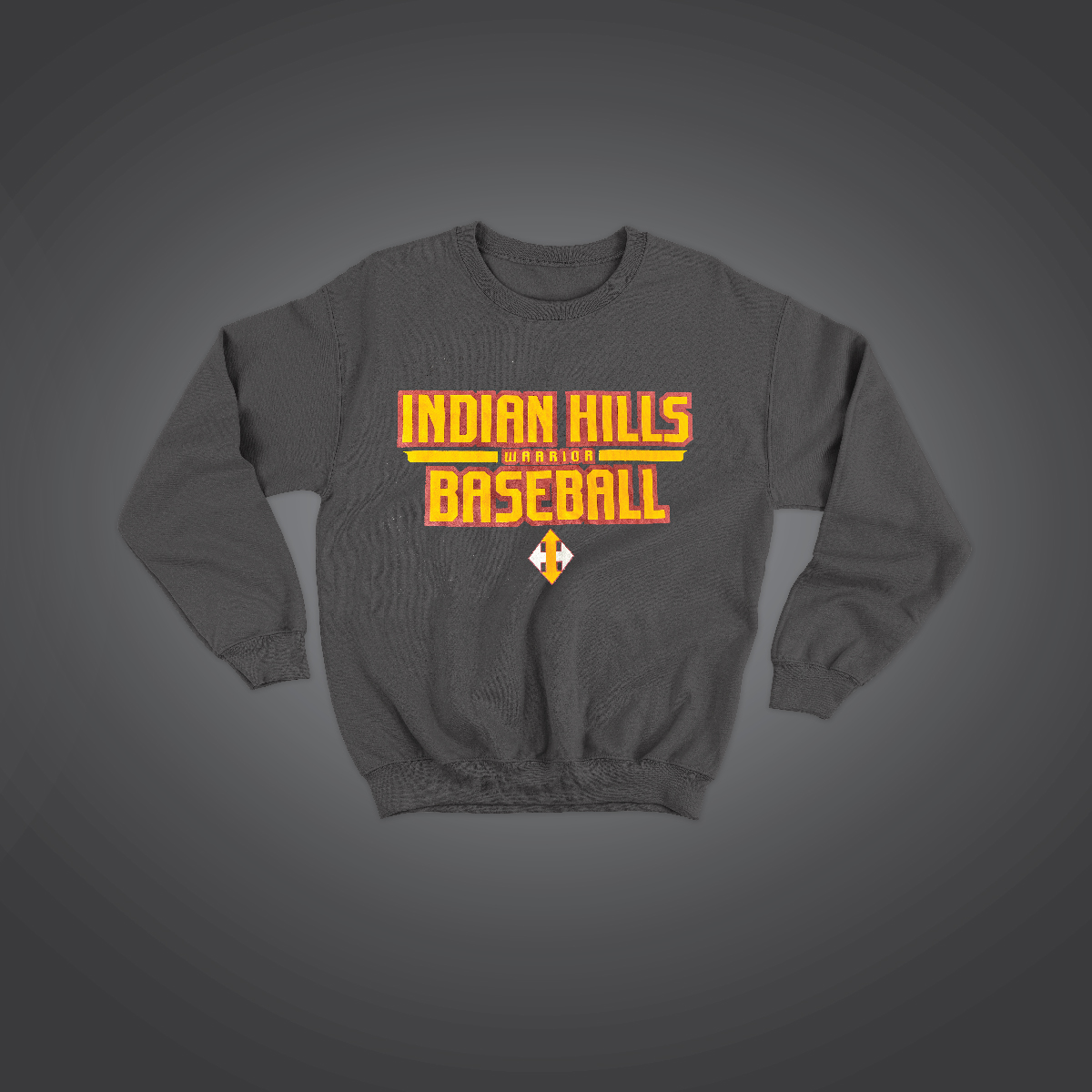 Indian Hills Warrior Baseball Crew/Hood