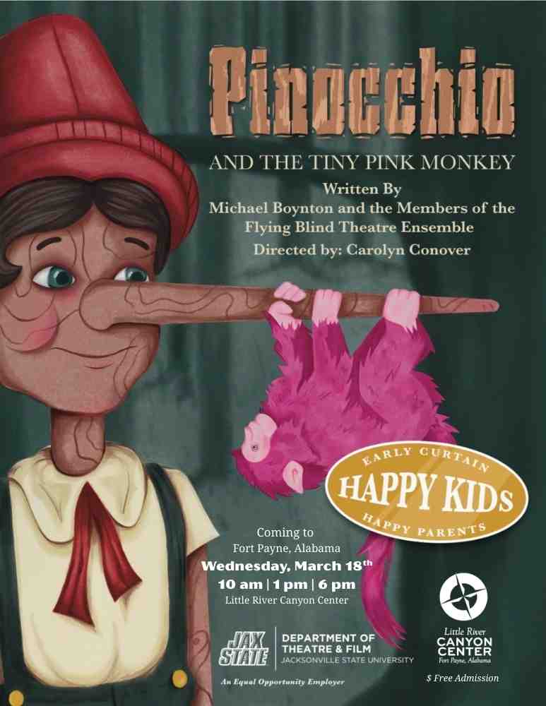 Pinocchio & The Tiny Pink Monkey 3-18-26