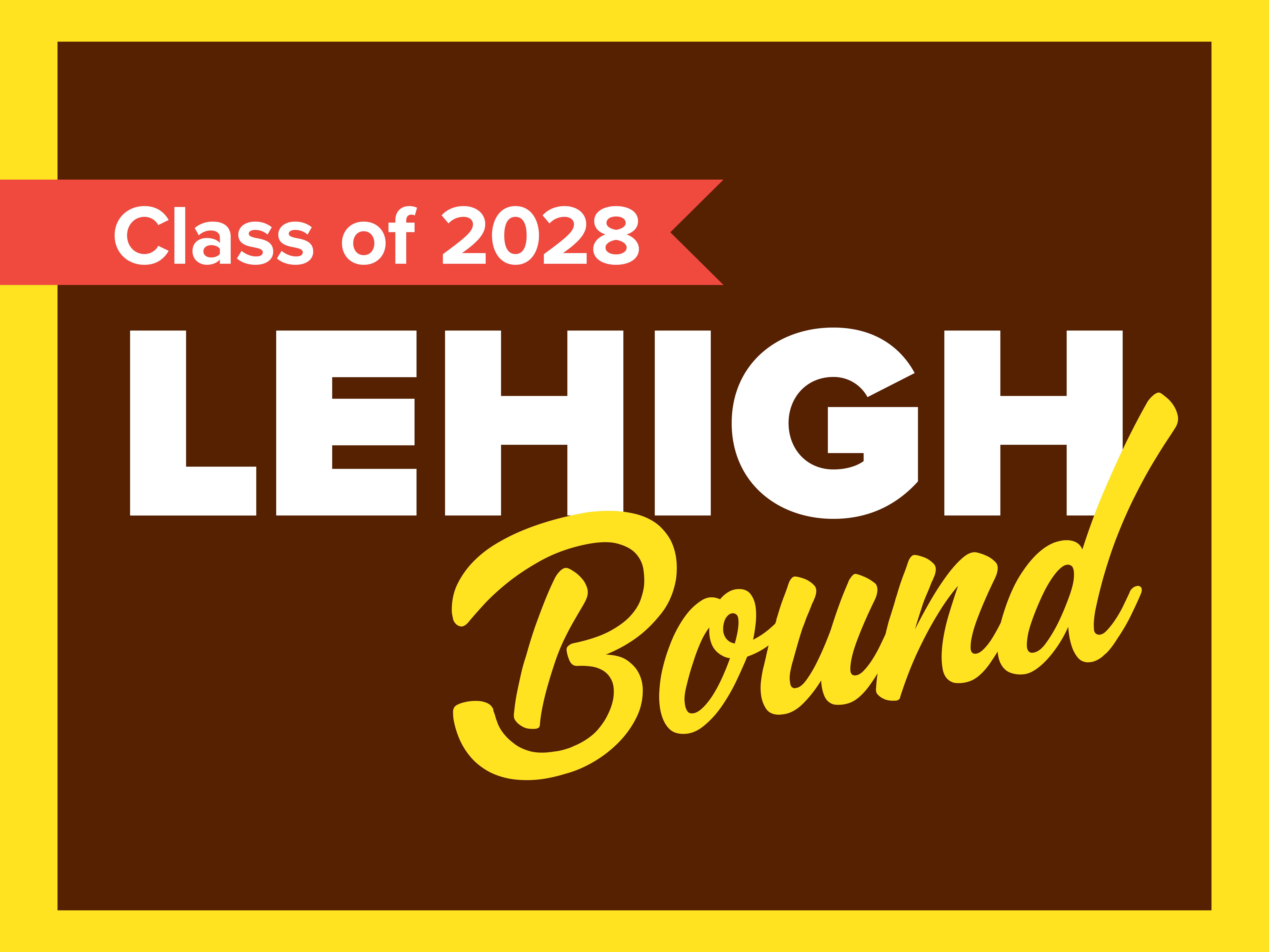 18x24 Class of 2028 Lawn sign #2
