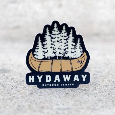 Hydaway Canoe Sticker