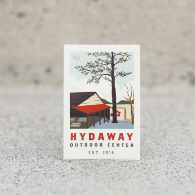 Hydaway Polaroid Sticker