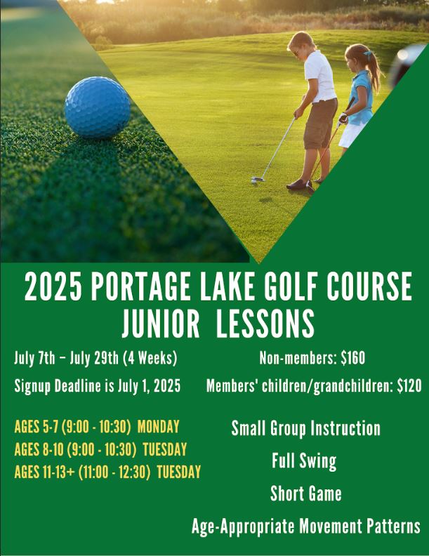 Junior Lesson Series July 8th - July 30th
