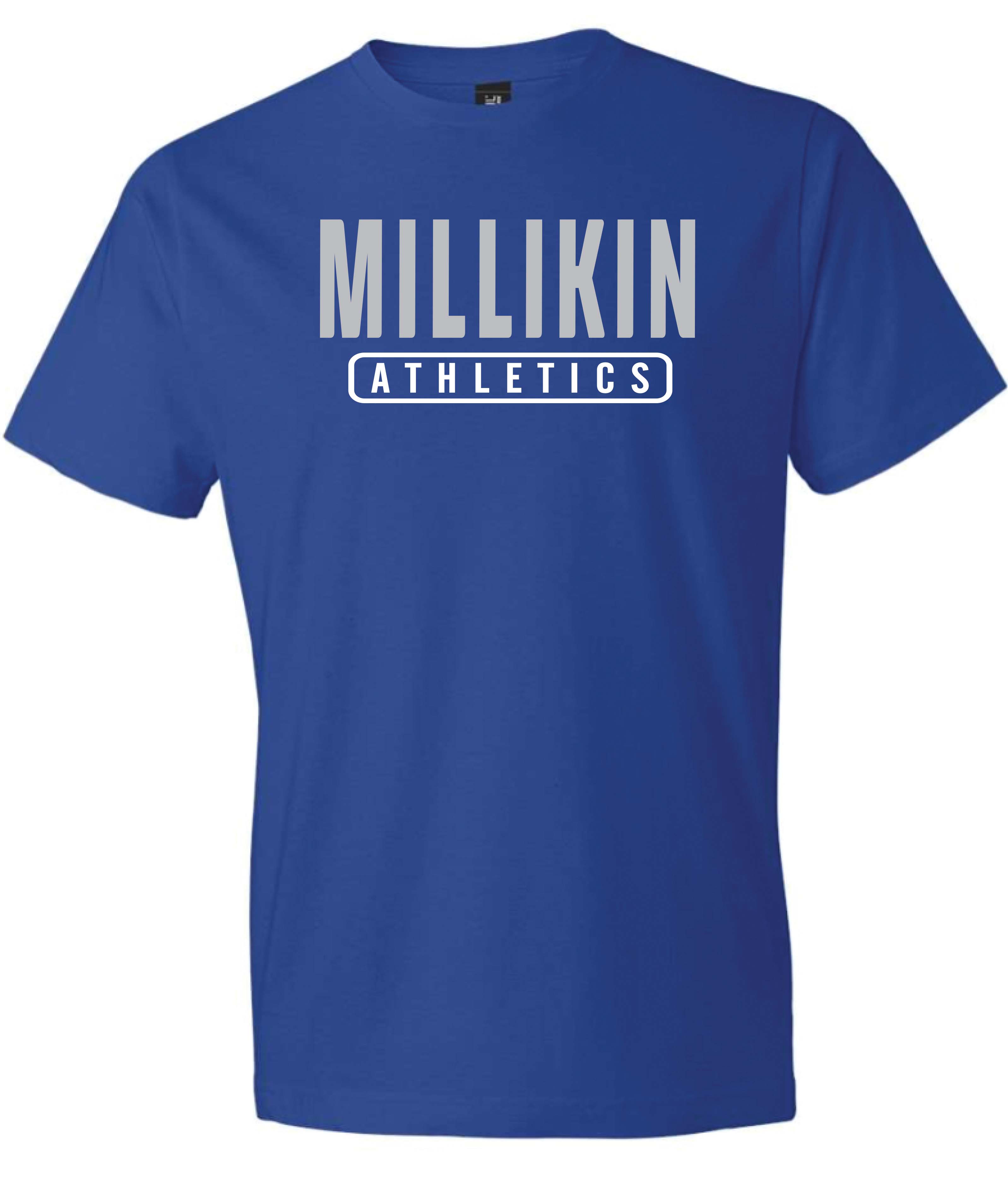 Millikin Athletics Royal Gildan Short Sleeve