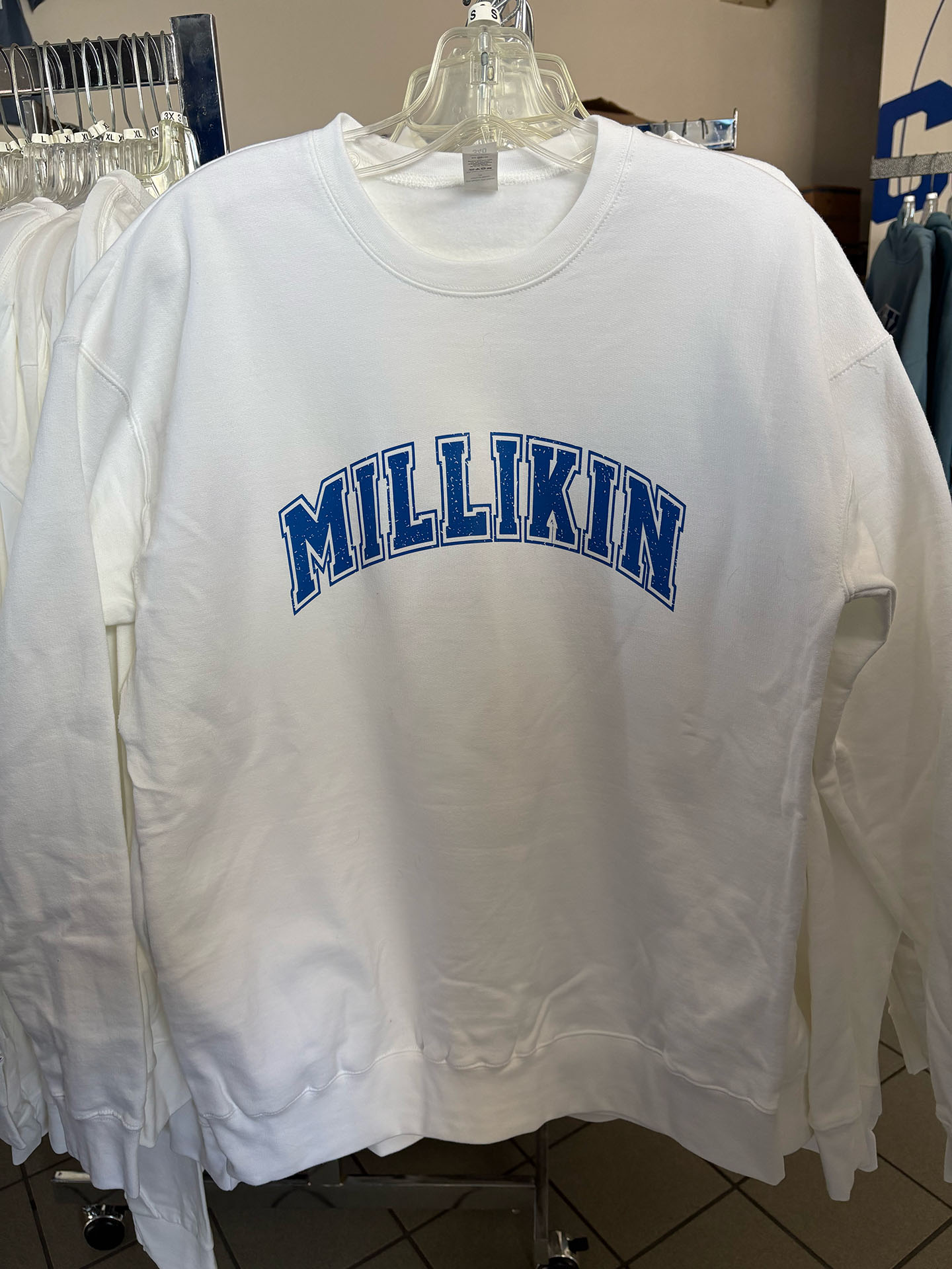 Tultex White Crew Sweatshirt