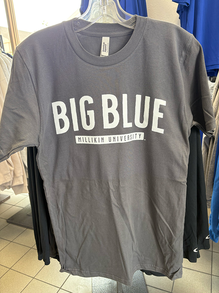 American Apparel Short Sleeve Grey Big Blue