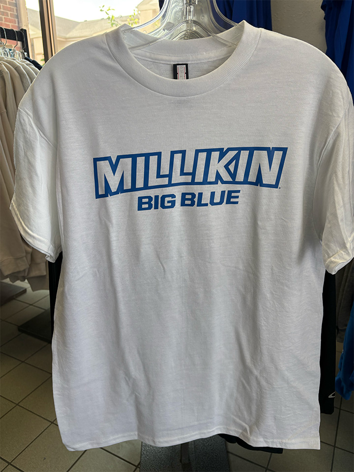 White Short Sleeve Millikin Big Blue