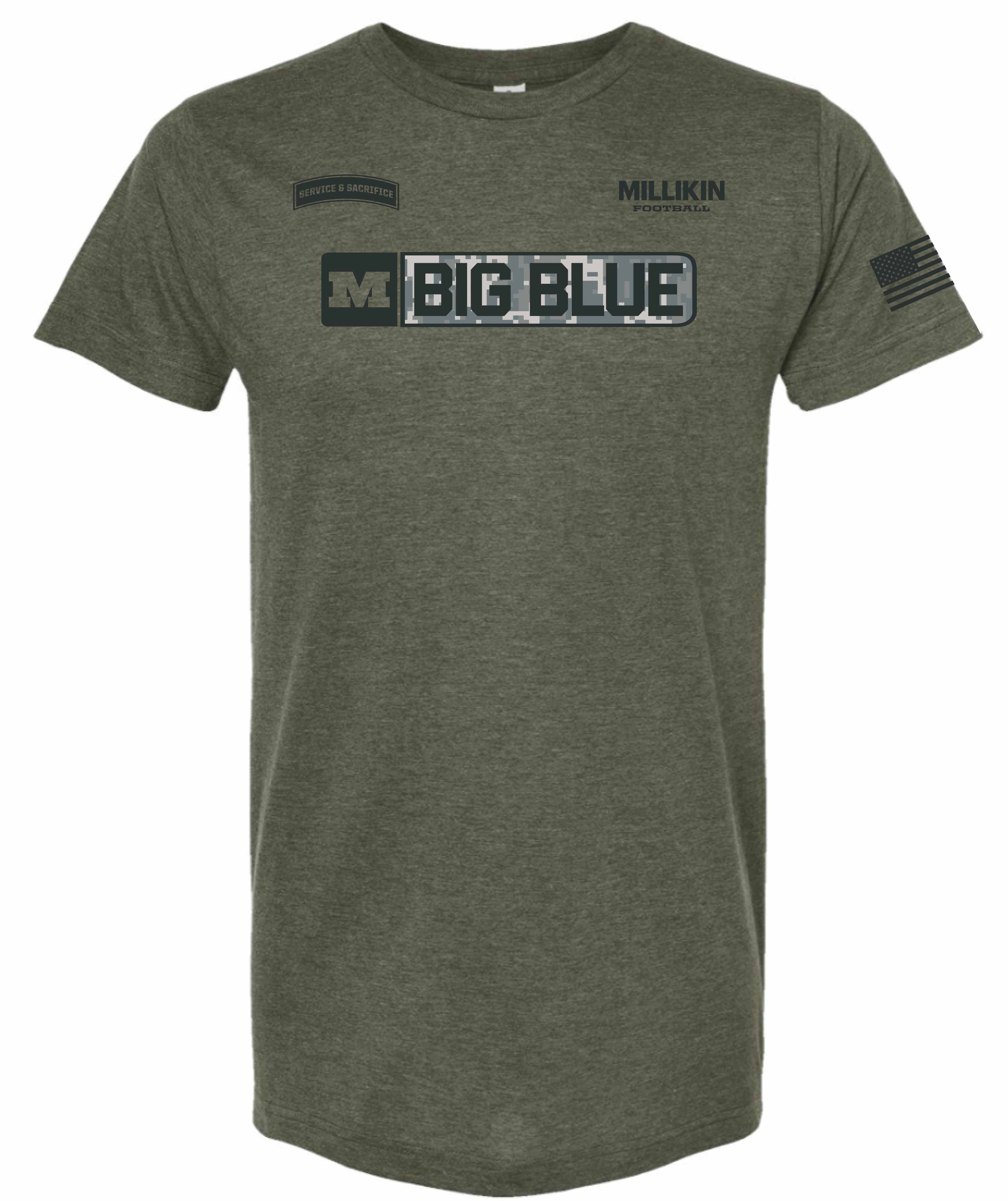 Military Appreciation Football Short Sleeve