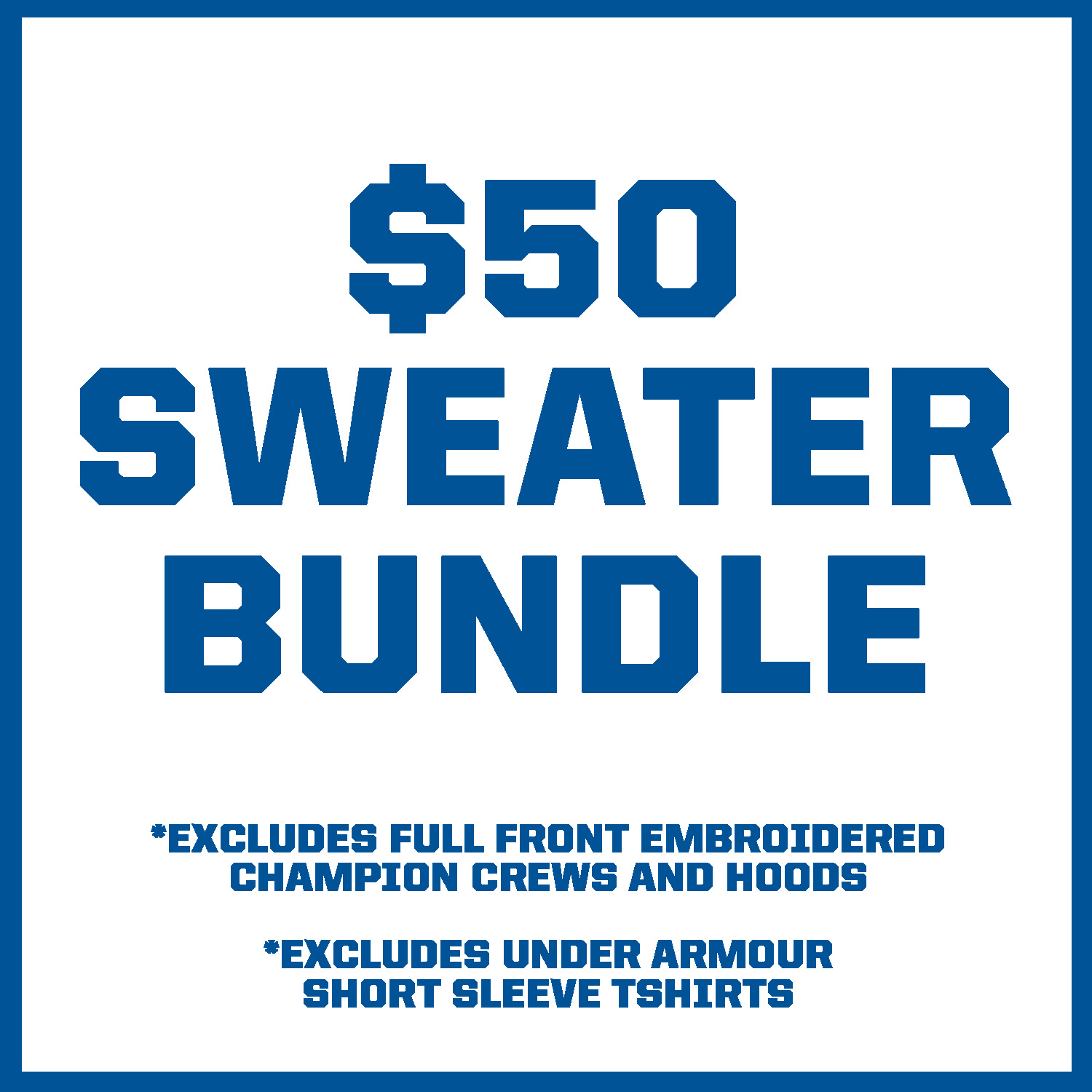 $50 Sweater Bundle
