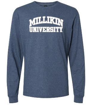 Navy Mist Gildan Long Sleeve