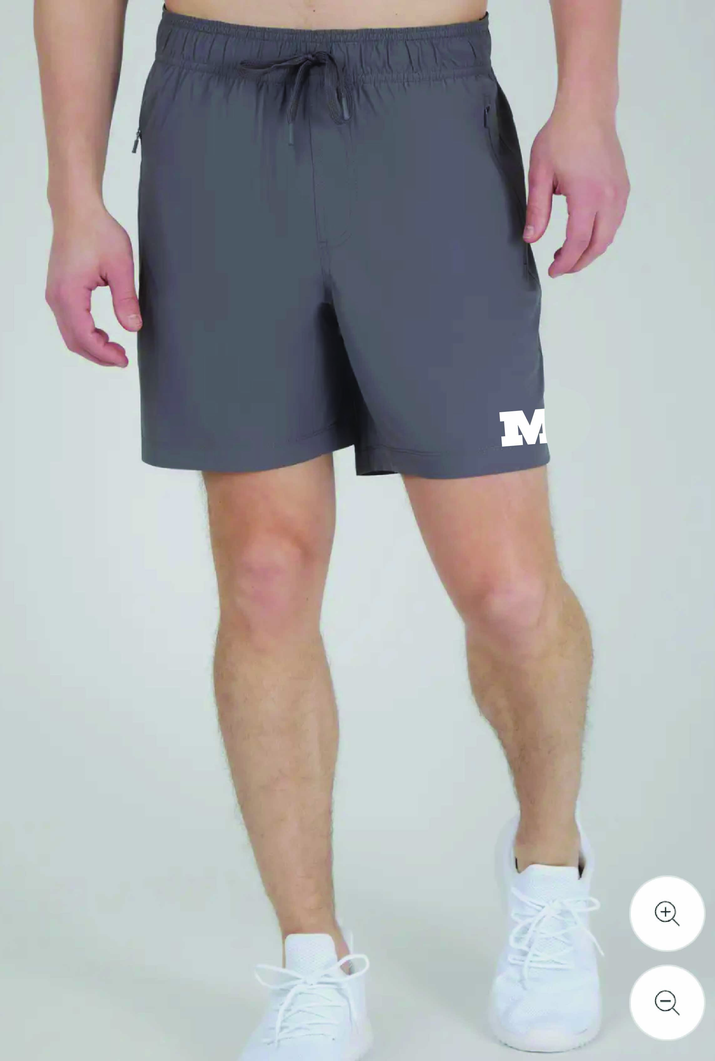 90 Degrees 7 Inch Grey Short