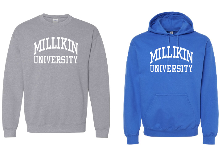 Millikin University Gildan Sweatshirts