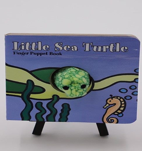 Little Sea Turtle: Finger puppet book