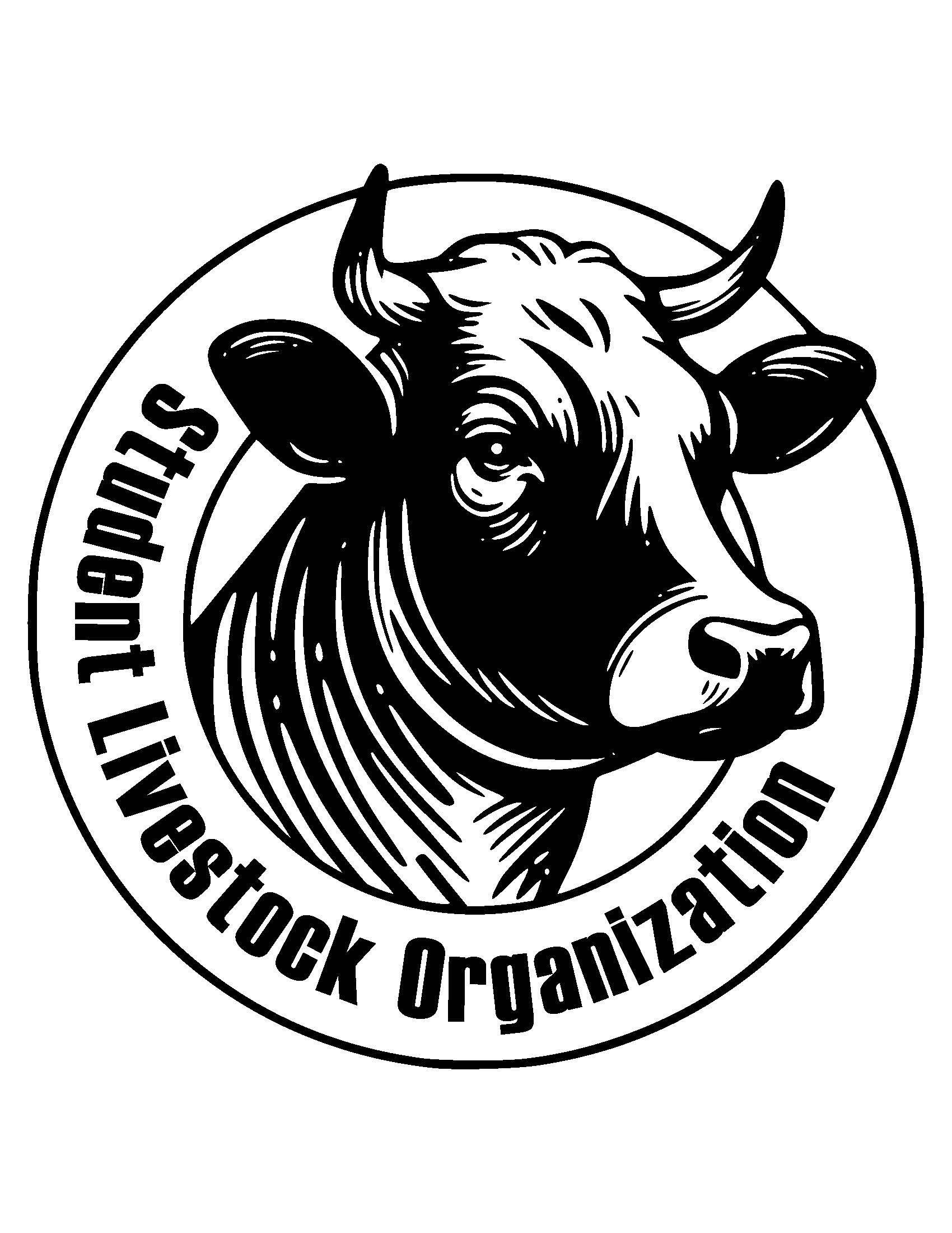 SLO Cow Sticker