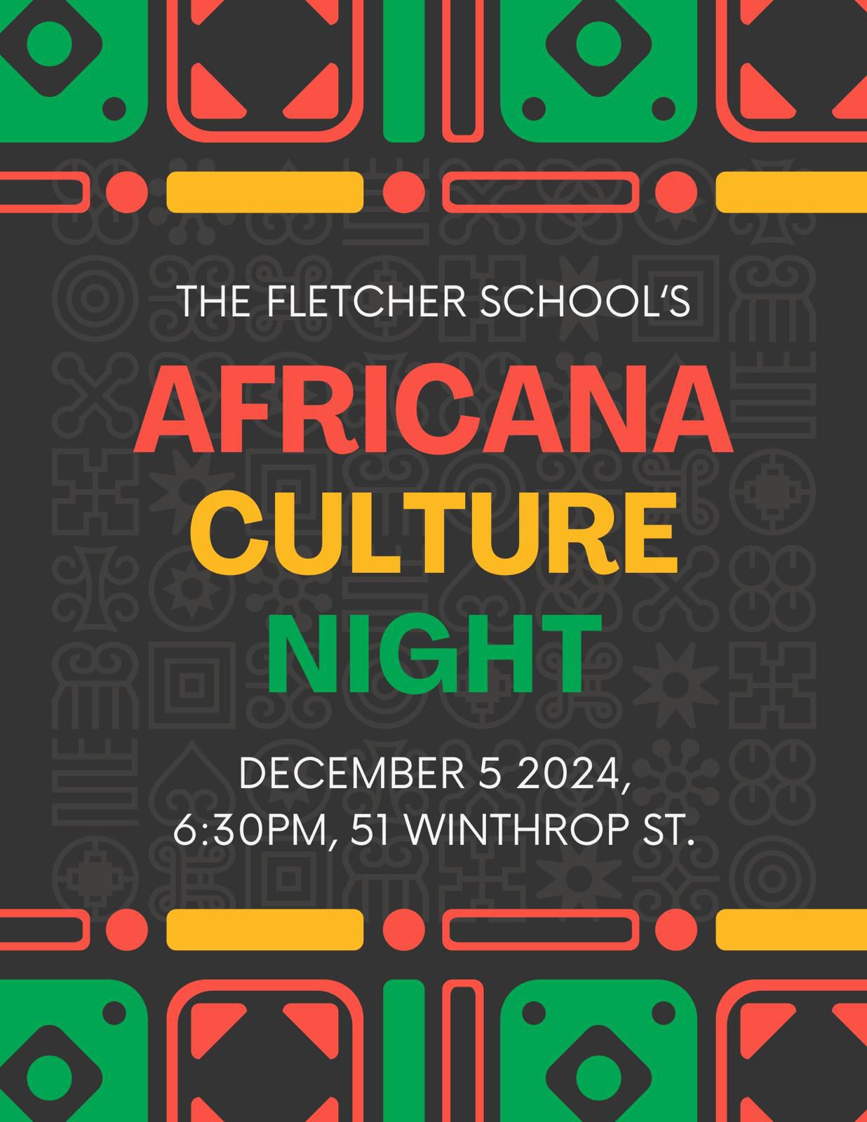 Africana Culture Night - Fall 2024