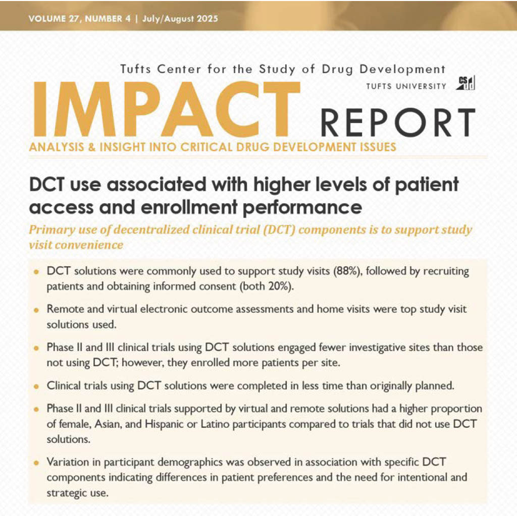 Tufts CSDD Impact Reports - Single Issue Electronic (2017- current)