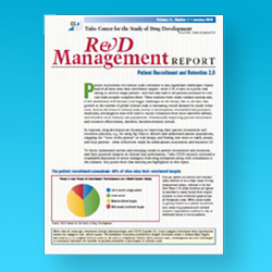 Tufts CSDD R&D Management Reports - Single Issue Electronic