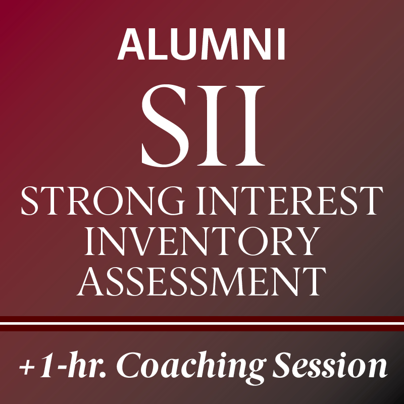 ALUMNI | Strong Interest Inventory (SII) + 1-Hour Coaching Session