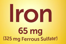 Ferrous Sulfate 65mg FE
